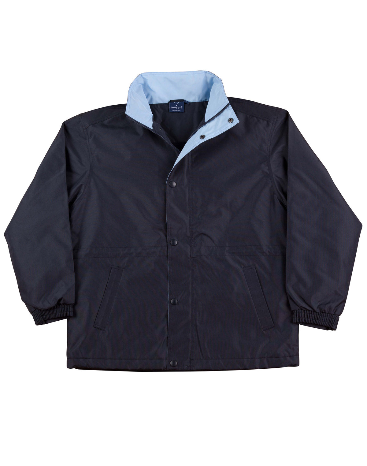 Stadium Jacket Kids' - Navy/Skyblue - Front