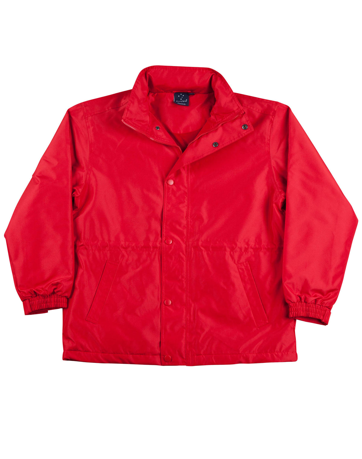 Stadium Jacket Unisex - Red/Red - Front