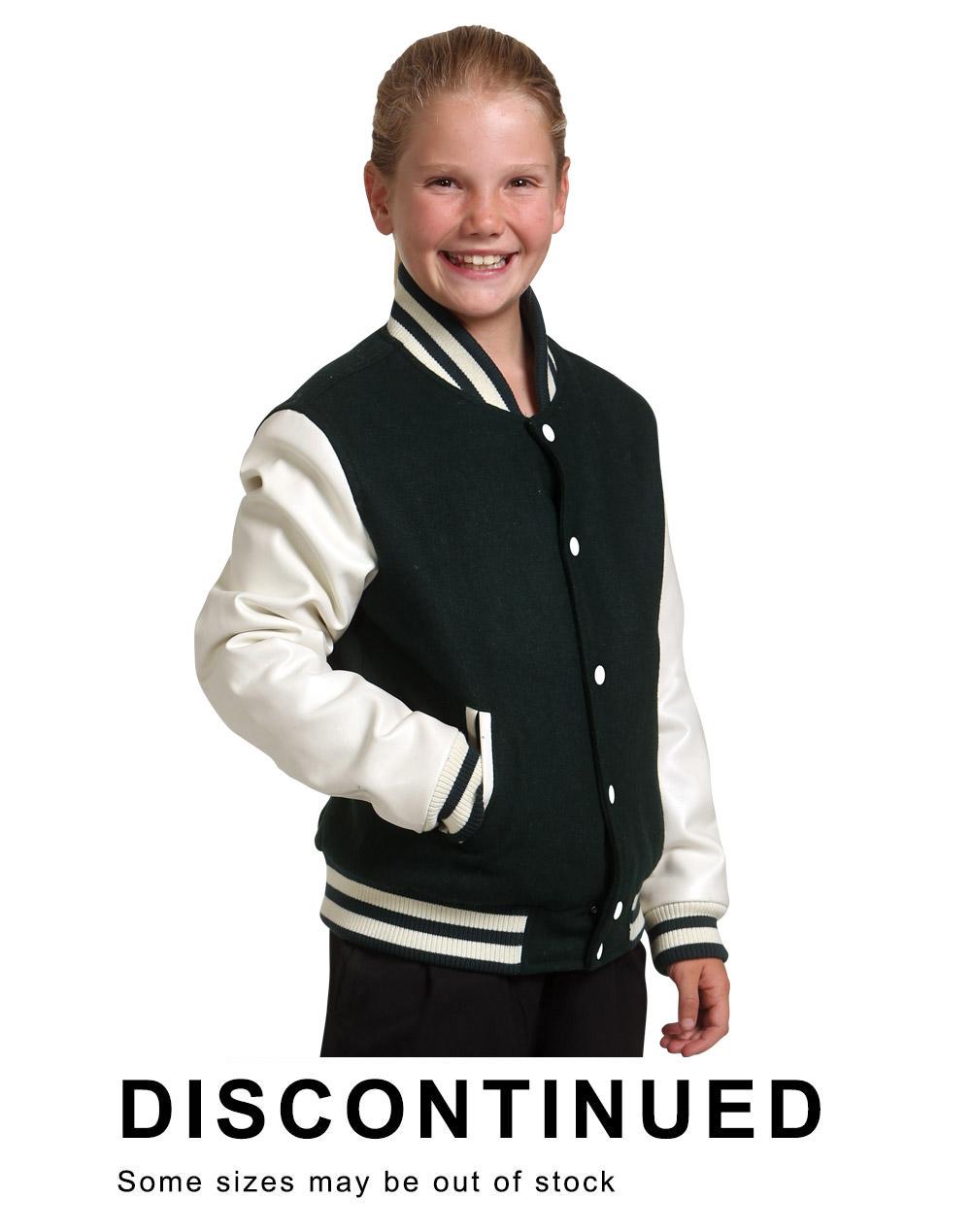 Wool Letterman Wool Blend Varsity Jacket