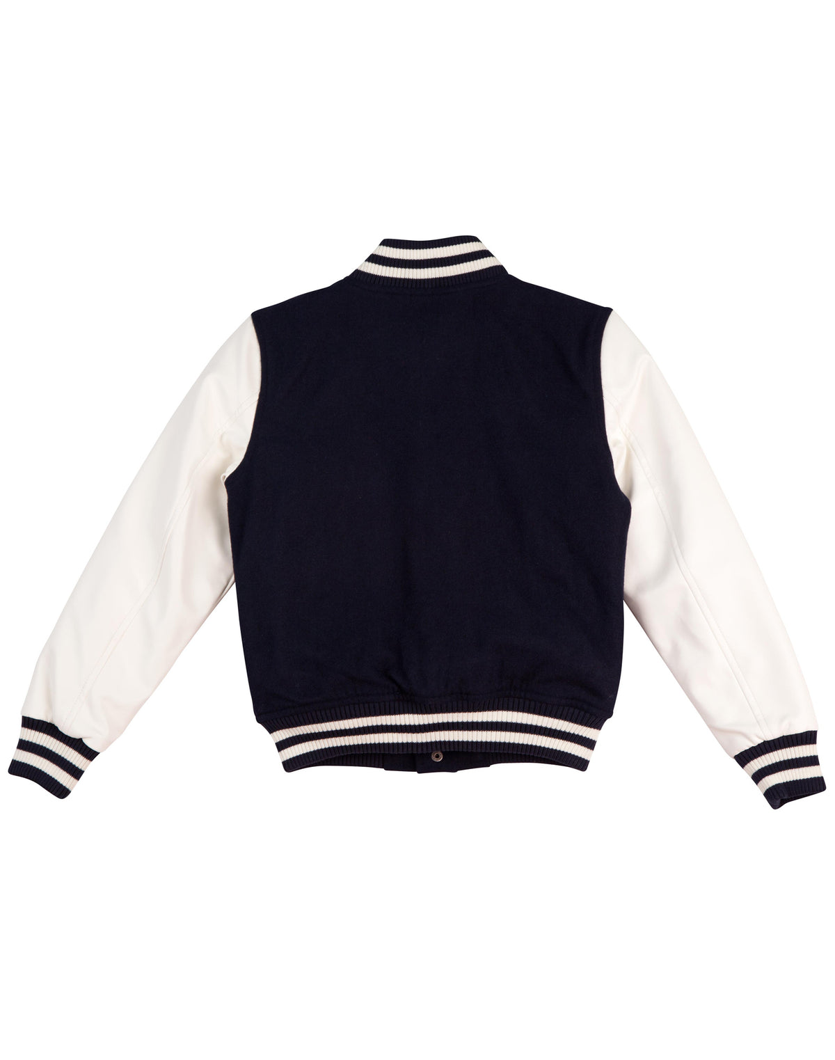 Wool Letterman Wool Blend Varsity Jacket Unisex - Back