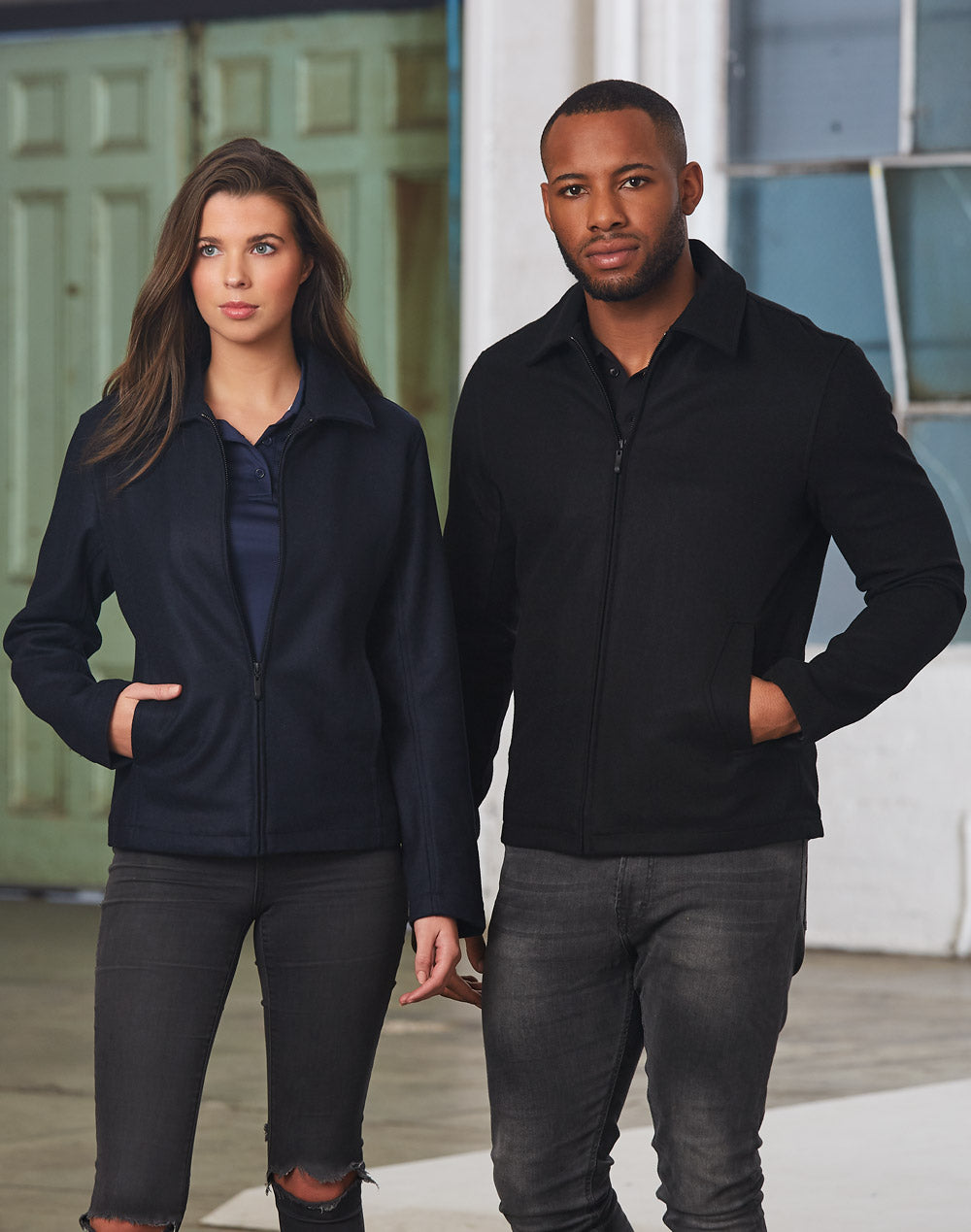 Flinders Wool Blend Corporate Jacket Women's - Navy - View