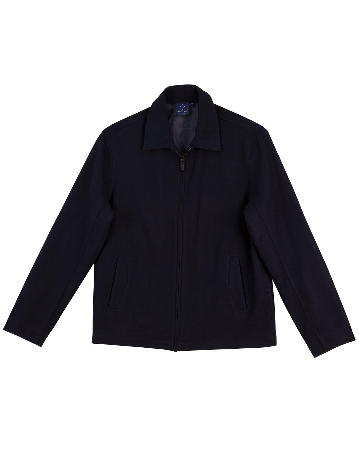 Flinders Wool Blend Corporate Jacket Men's - Navy - Front