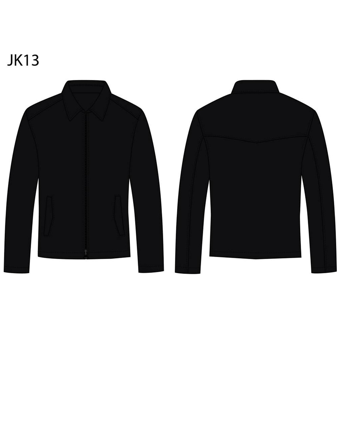 Flinders Wool Blend Corporate Jacket Men's - Black - View