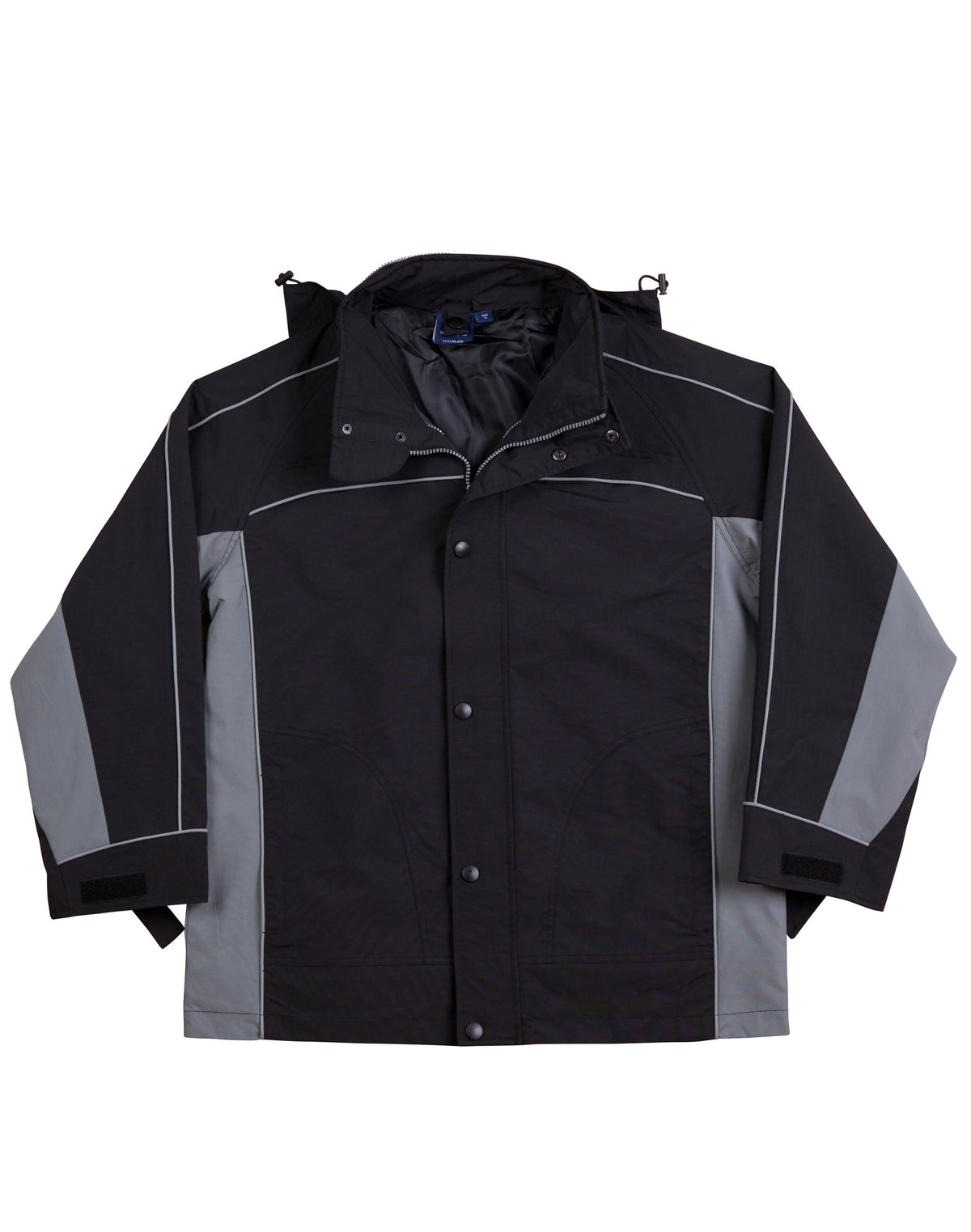 Teammate Jacket Men's - Black/Grey - Front