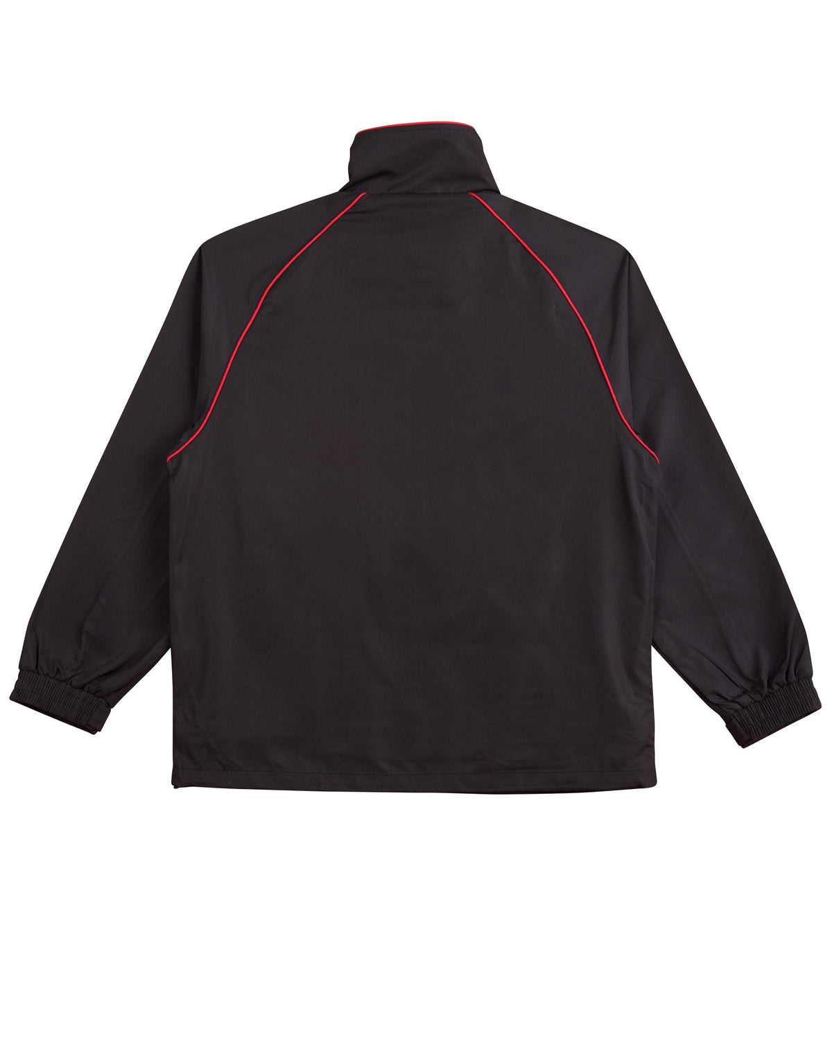 Champion's Track Top - Unisex - Black/Red - Back