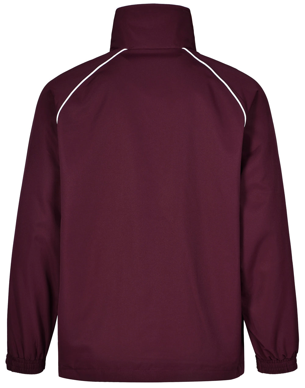 Champion's Track Top Kids' - Maroon/White - Back