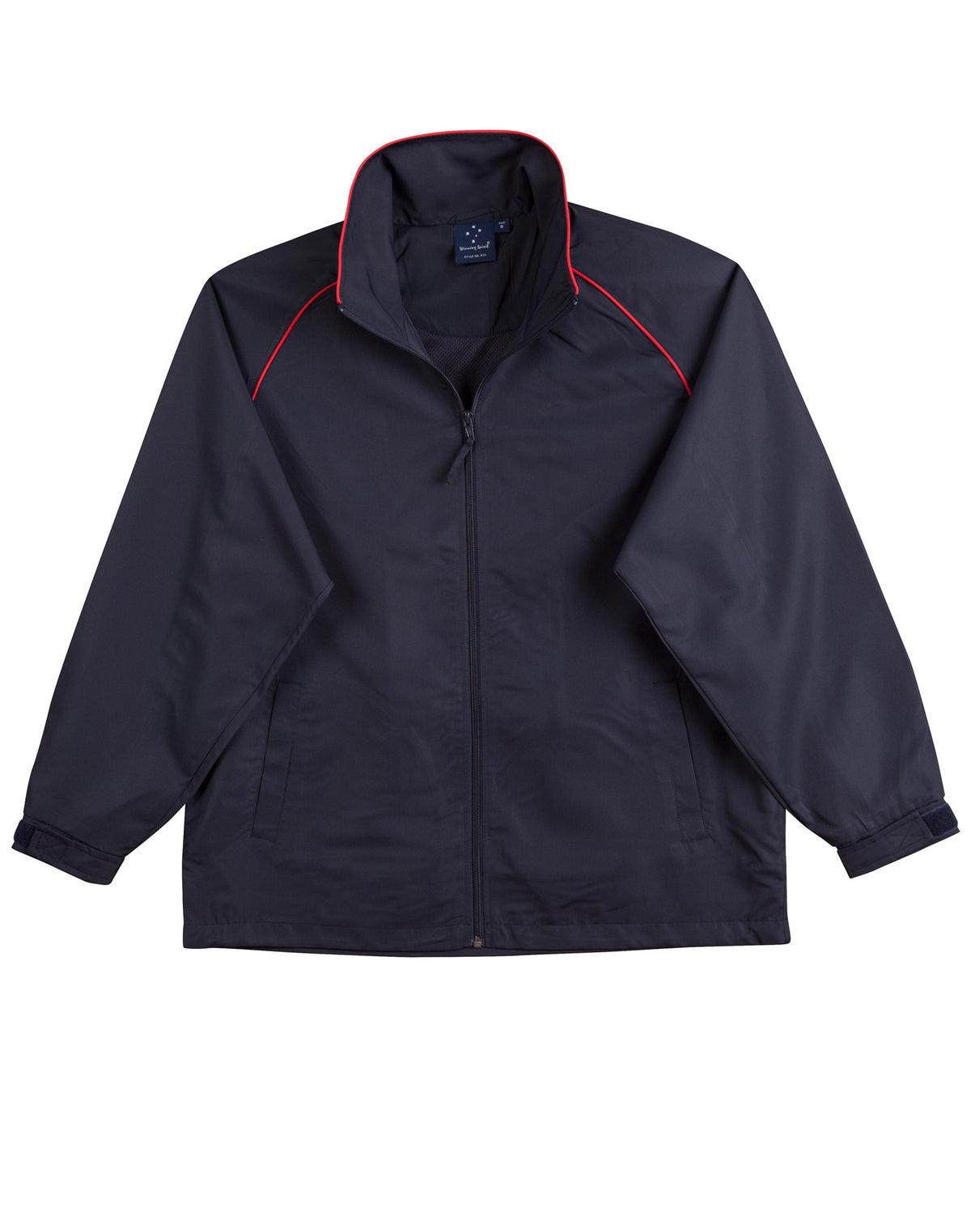 Champion's Track Top Kids' - Navy/Red - Front