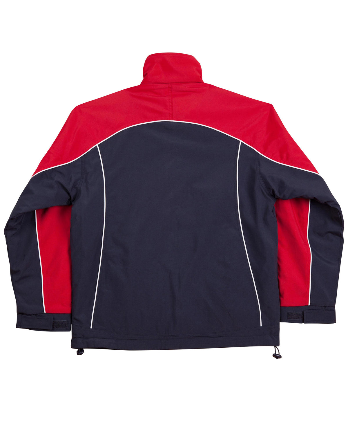 Cascade Tri-Colour Contrast Reversible Jacket - Navy/White/Red - Back