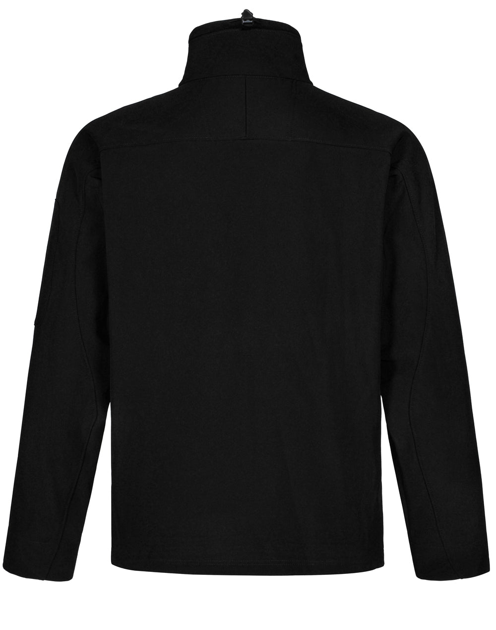 Men's Softshell High-Tech Jacket - Black - Back