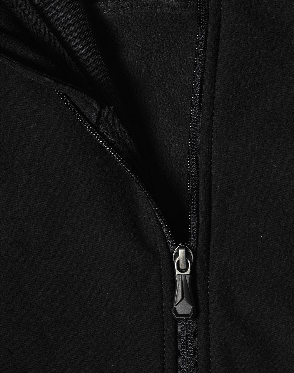 Men's Softshell High-Tech Jacket - Black - View