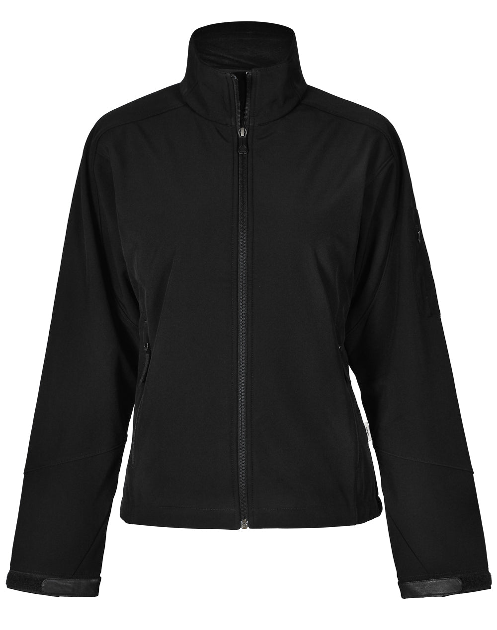 Ladies Softshell Hi-Tech Jacket - Black - Front