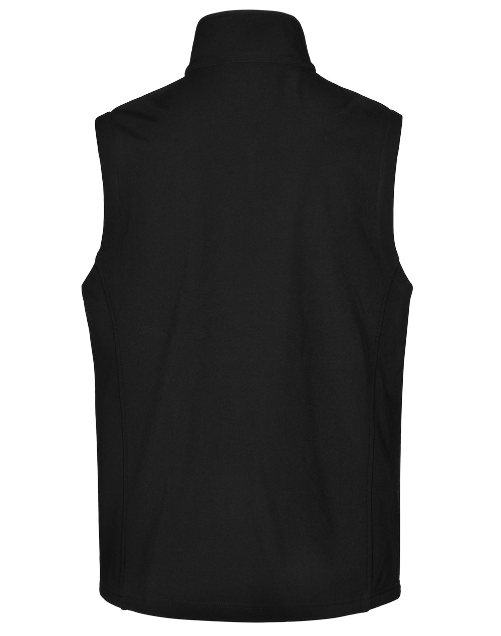 Men's Softshell Hi-Tech Vest - Black - Back