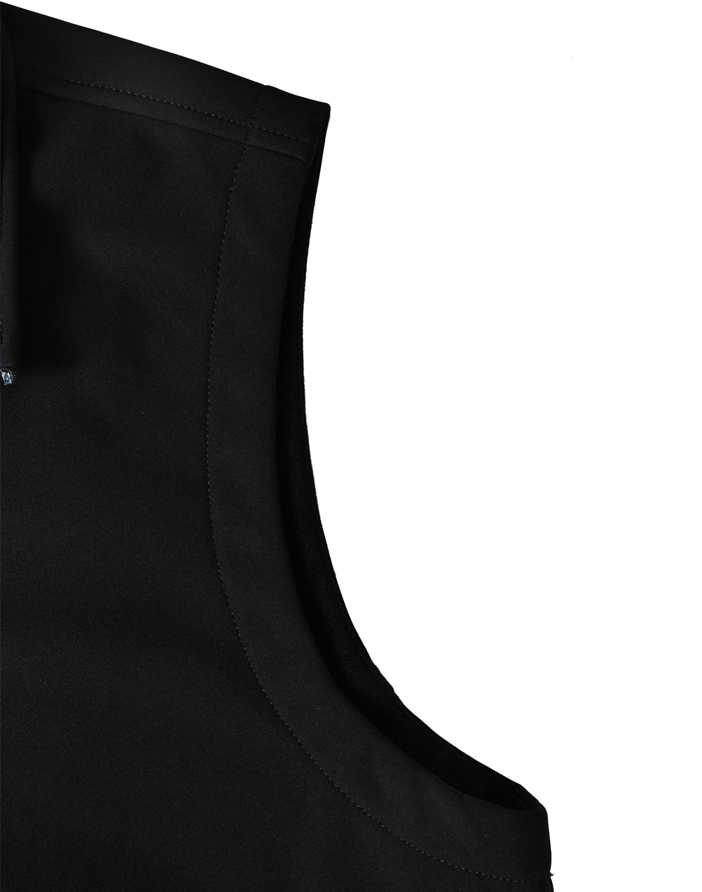 Men's Softshell Hi-Tech Vest - Black - View