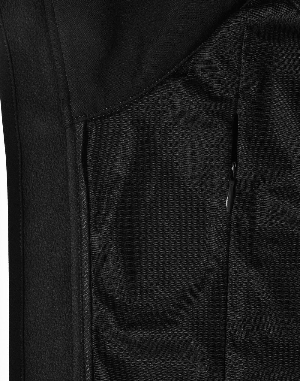 Men's Softshell Hi-Tech Vest - Black - View