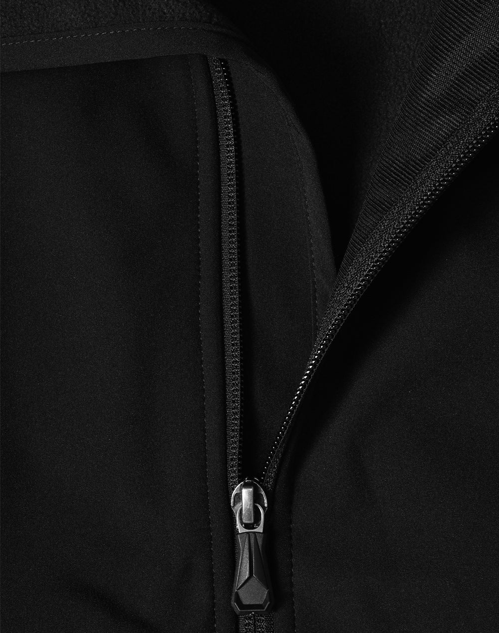Men's Softshell Hi-Tech Vest - Black - View