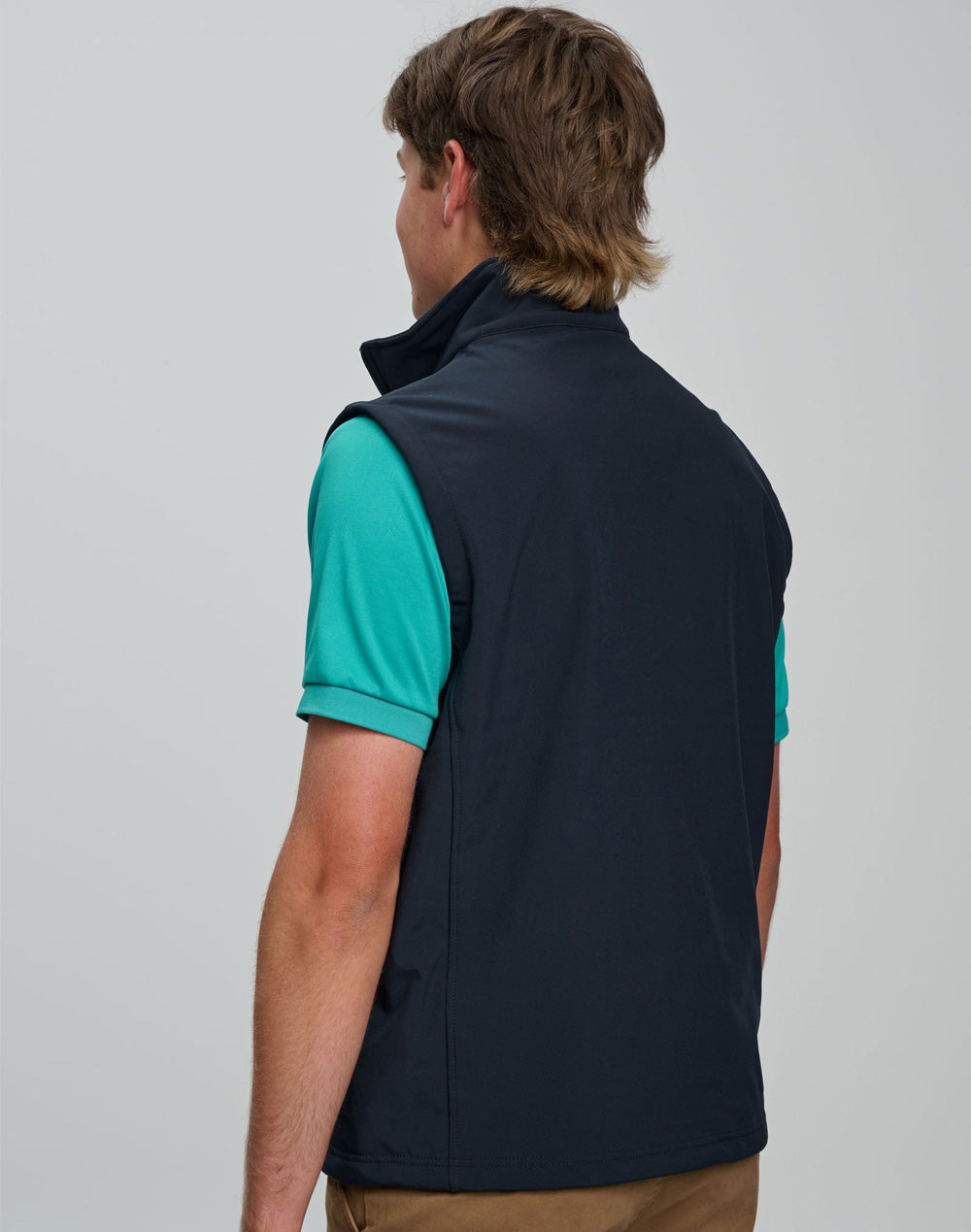 Men's Softshell Hi-Tech Vest - Navy - View