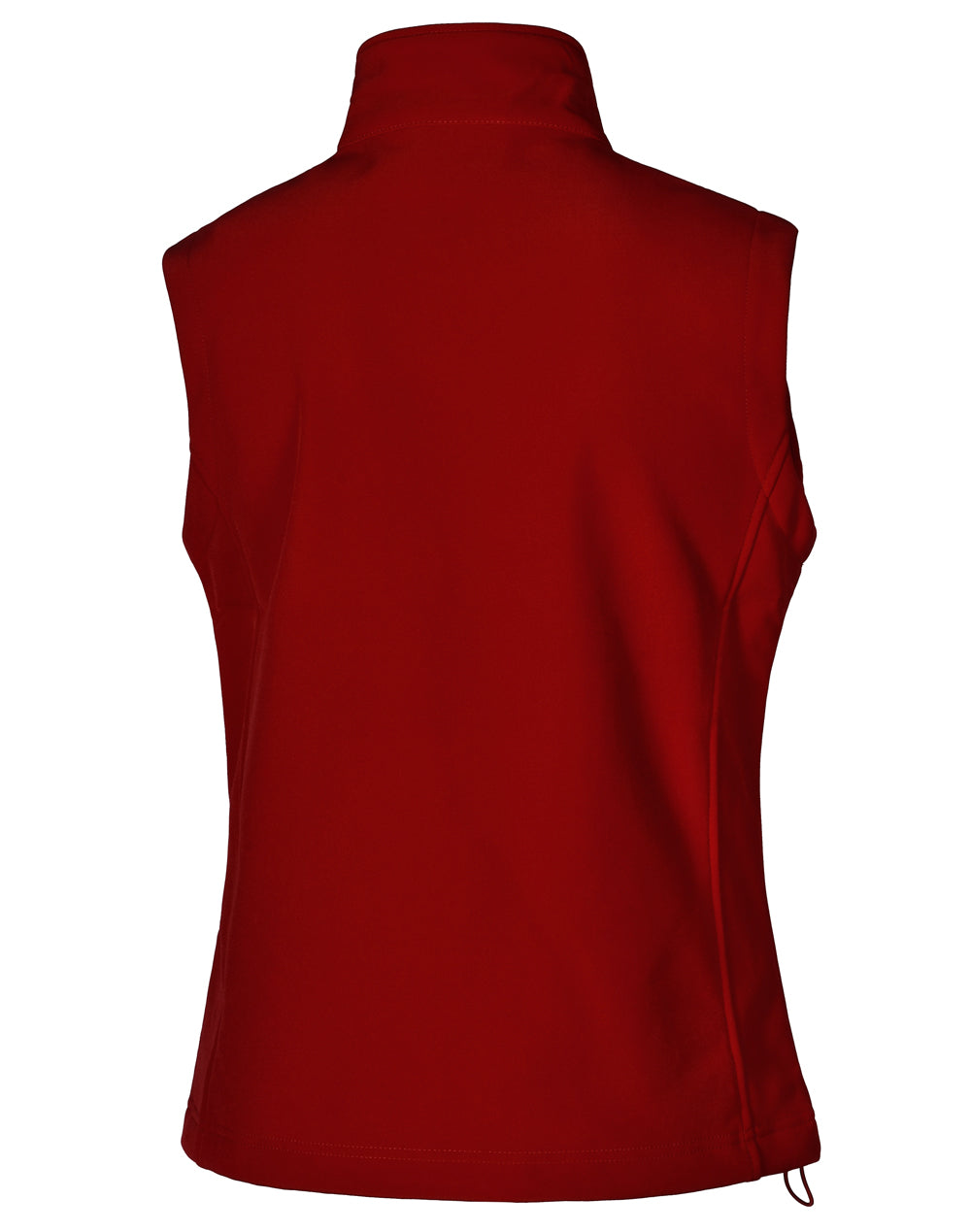 Ladies' Softshell Hi-Tech Vest - Red - Back
