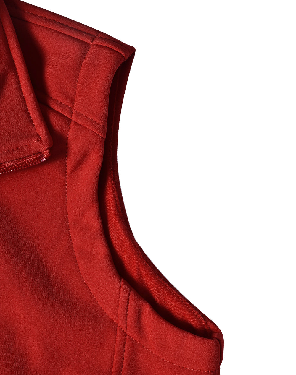 Ladies' Softshell Hi-Tech Vest - Red - View