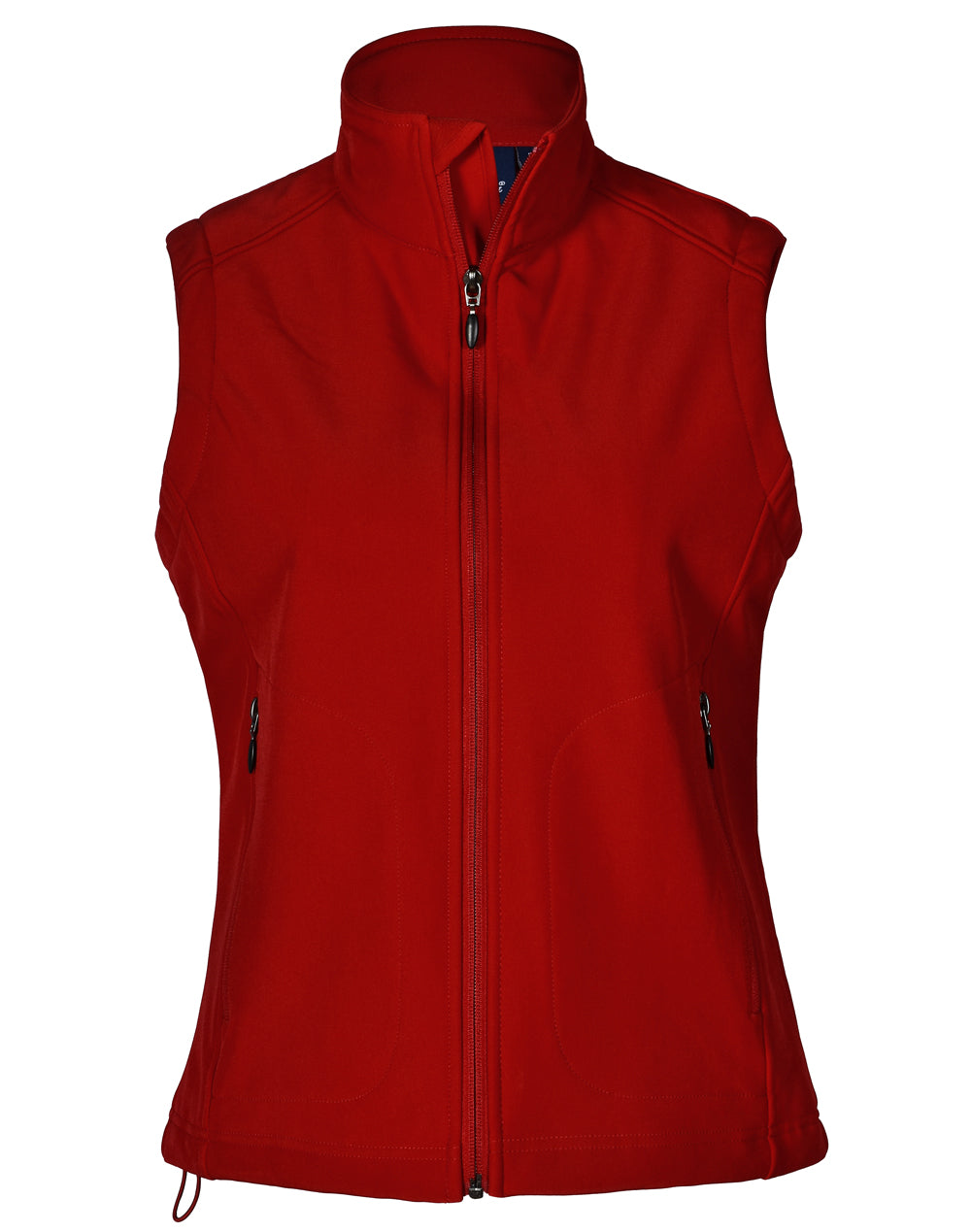Ladies' Softshell Hi-Tech Vest - Red - Front