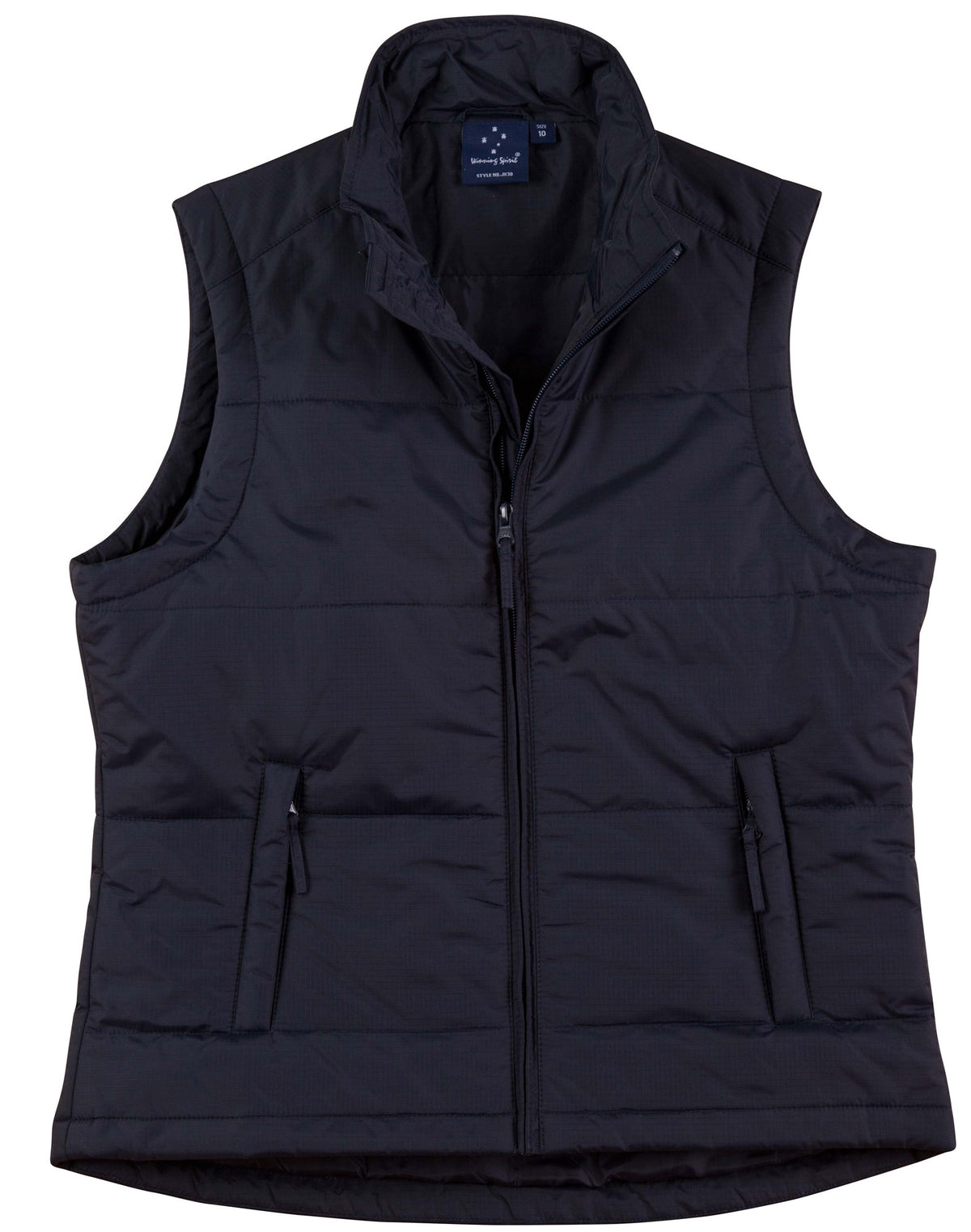Padded Vest Ladies' - Navy - Front