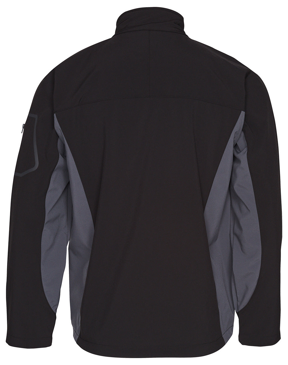 Whistler Softshell Contrast Jacket Men's - Black/Grey - Back