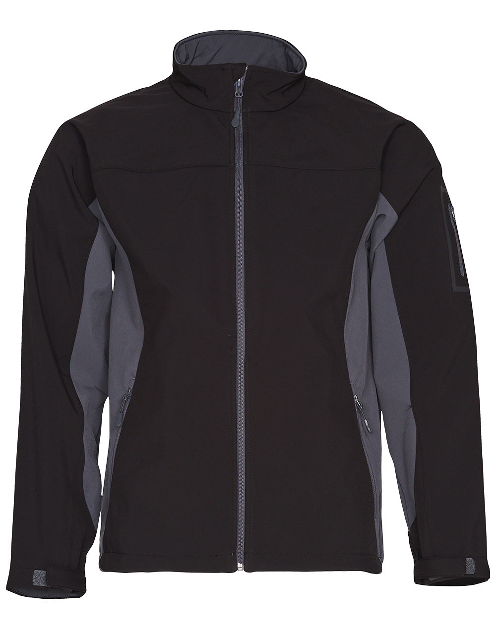Whistler Softshell Contrast Jacket Men's - Black/Grey - Front