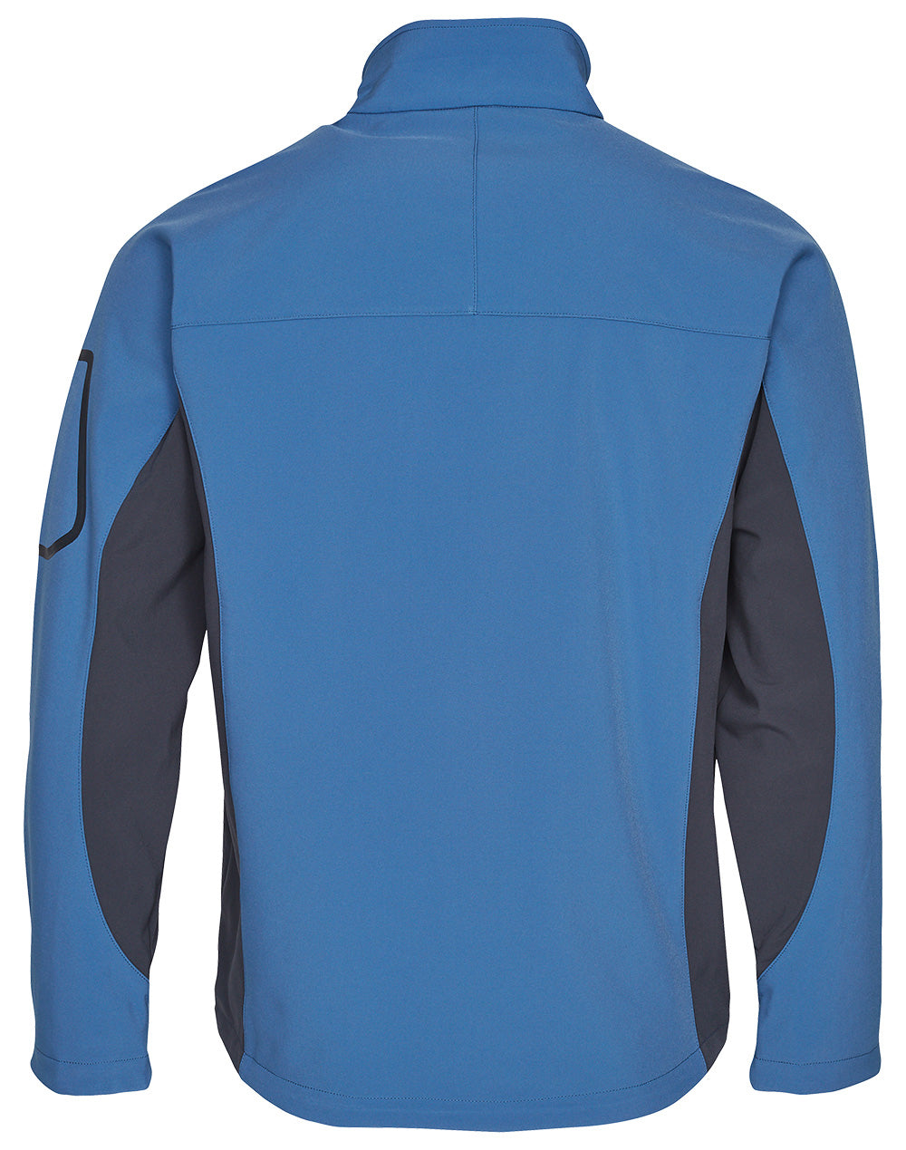 Whistler Softshell Contrast Jacket Men's - Mild Blue/Grey - Back