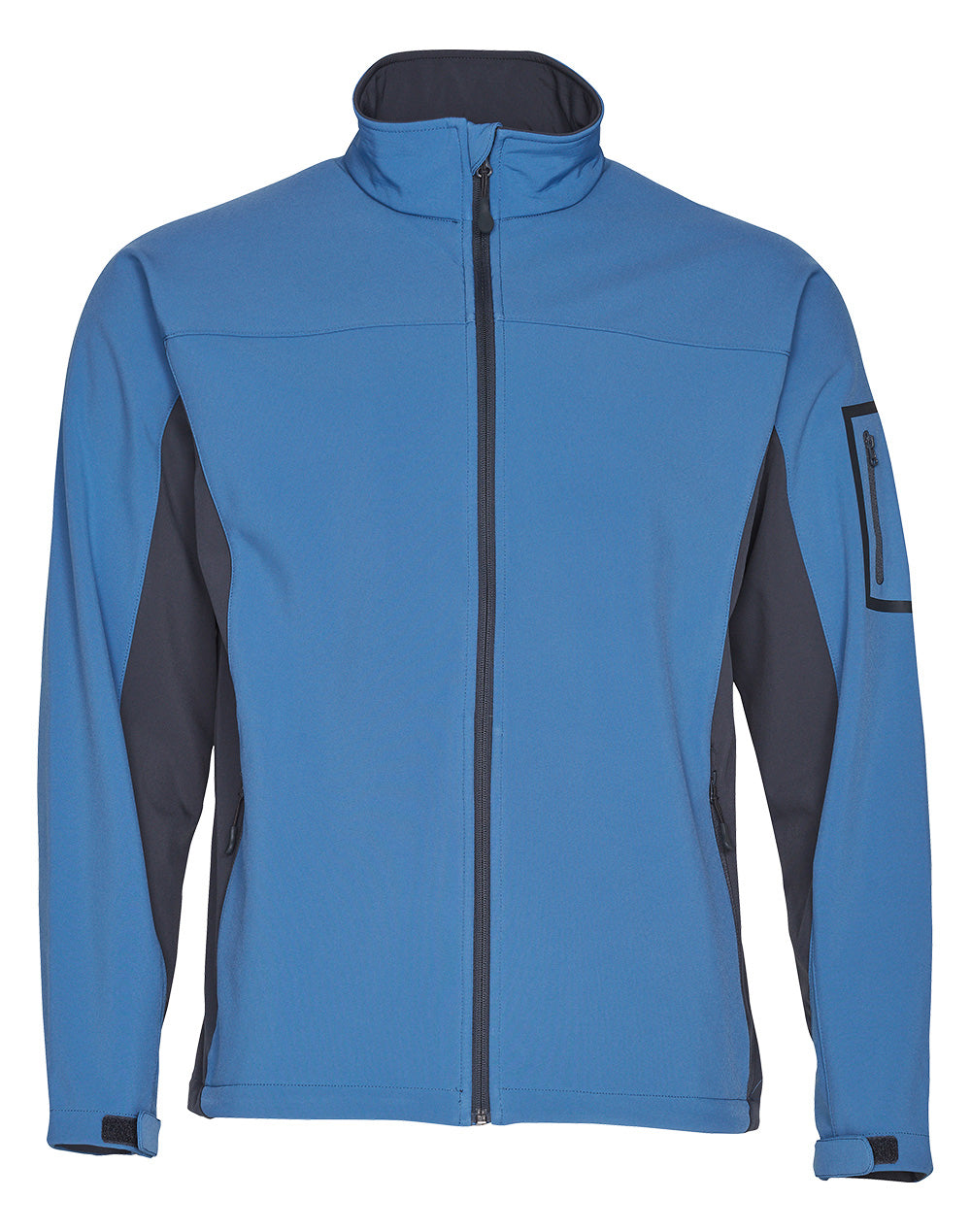 Whistler Softshell Contrast Jacket Men's - Mild Blue/Grey - Front