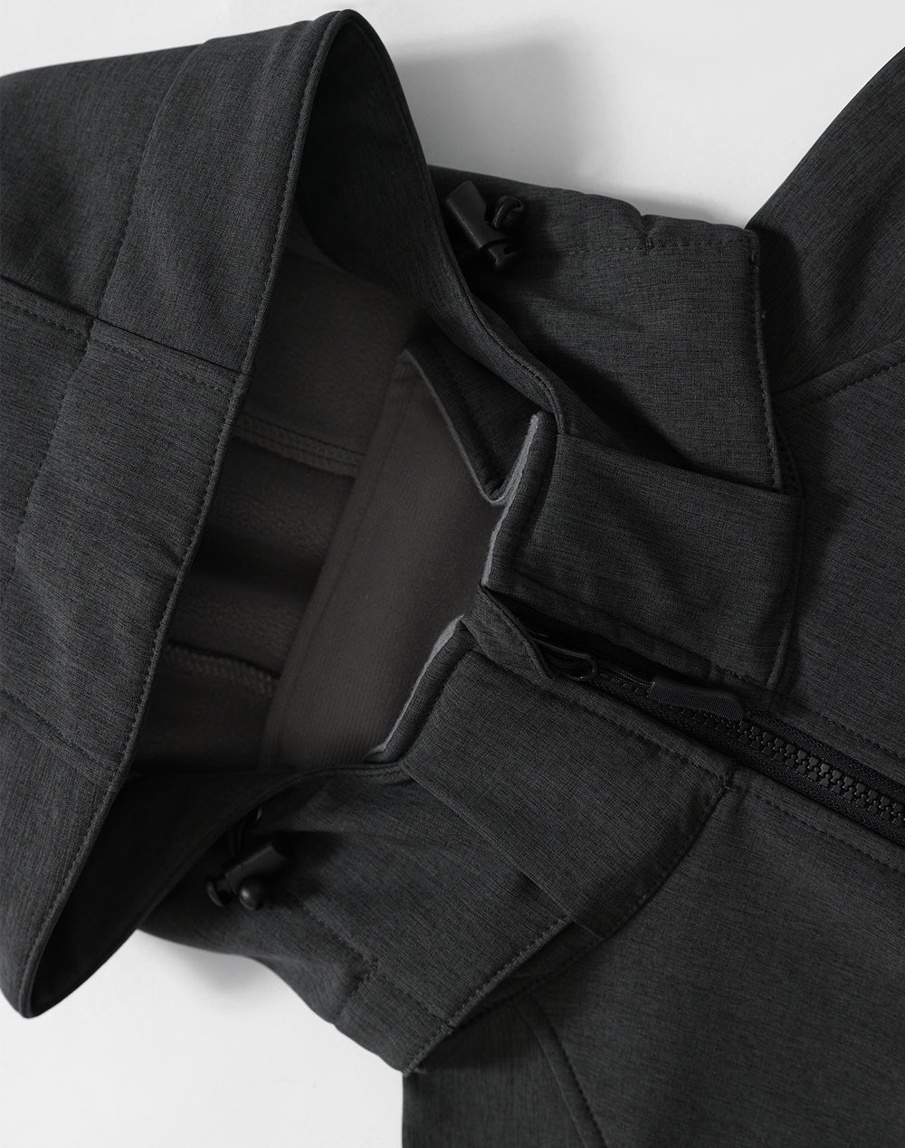 Aspen Softshell Hood Jacket Men's - Marl Charcoal/Charcoal - View