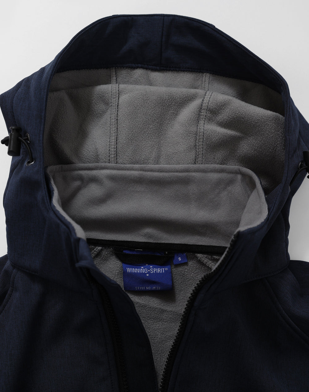Aspen Softshell Hood Jacket Men's - Marl Navy/Charcoal - View