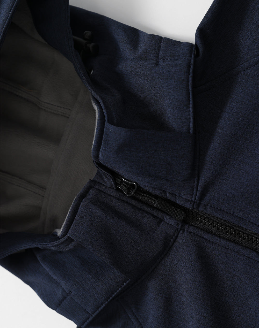 Aspen Softshell Hood Jacket Men's - Marl Navy/Charcoal - View