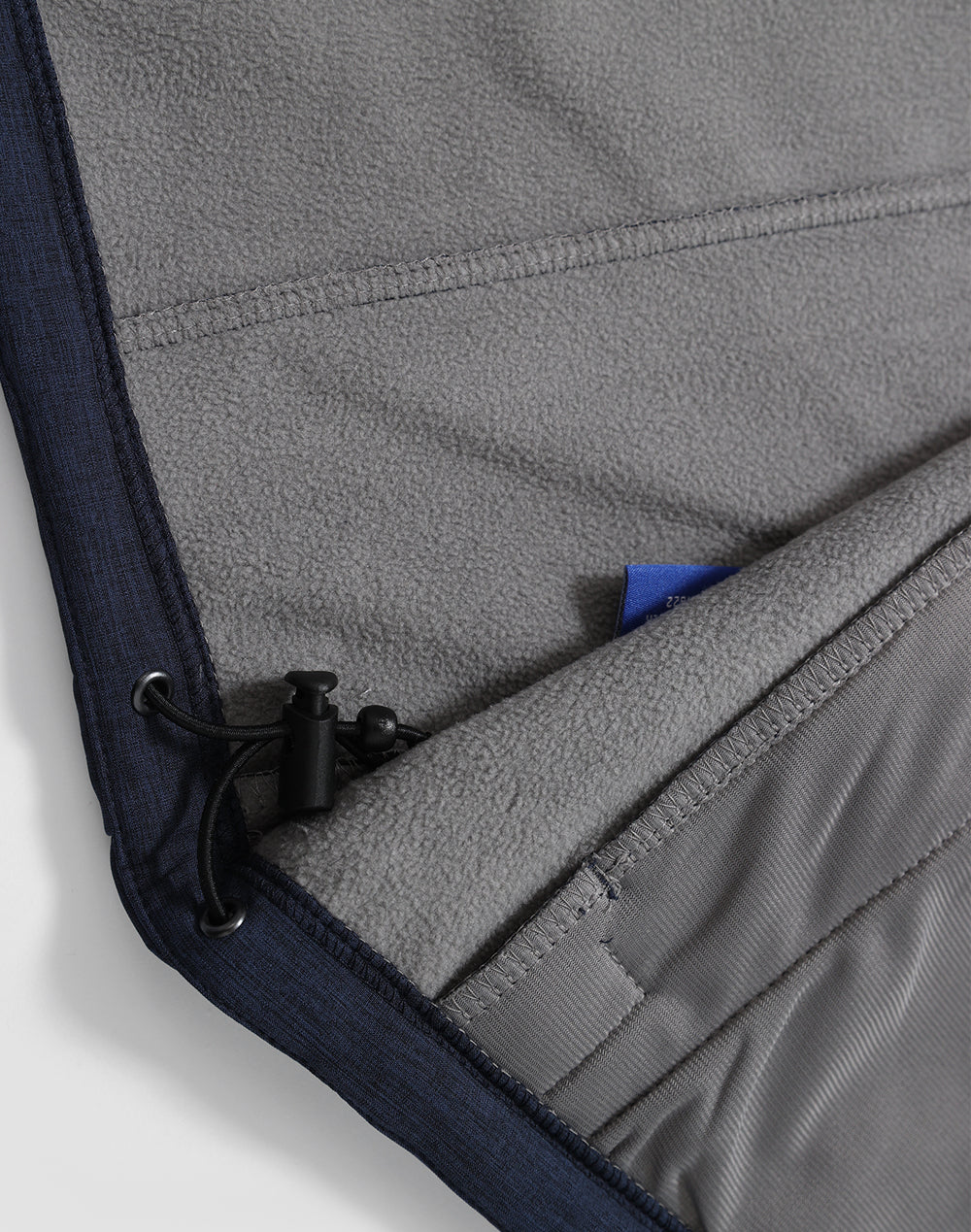 Aspen Softshell Hood Jacket Men's - Marl Navy/Charcoal - View