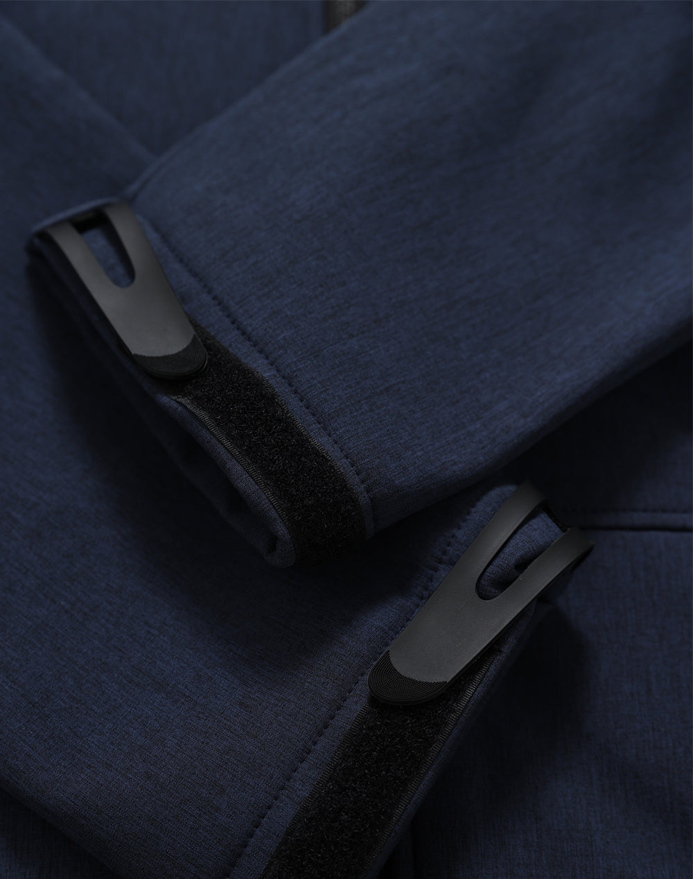 Aspen Softshell Hood Jacket Men's - Marl Navy/Charcoal - View