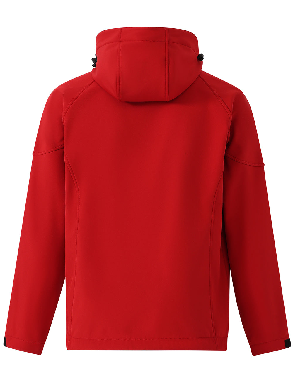Aspen Softshell Hood Jacket Kids' - Red/Black - Back
