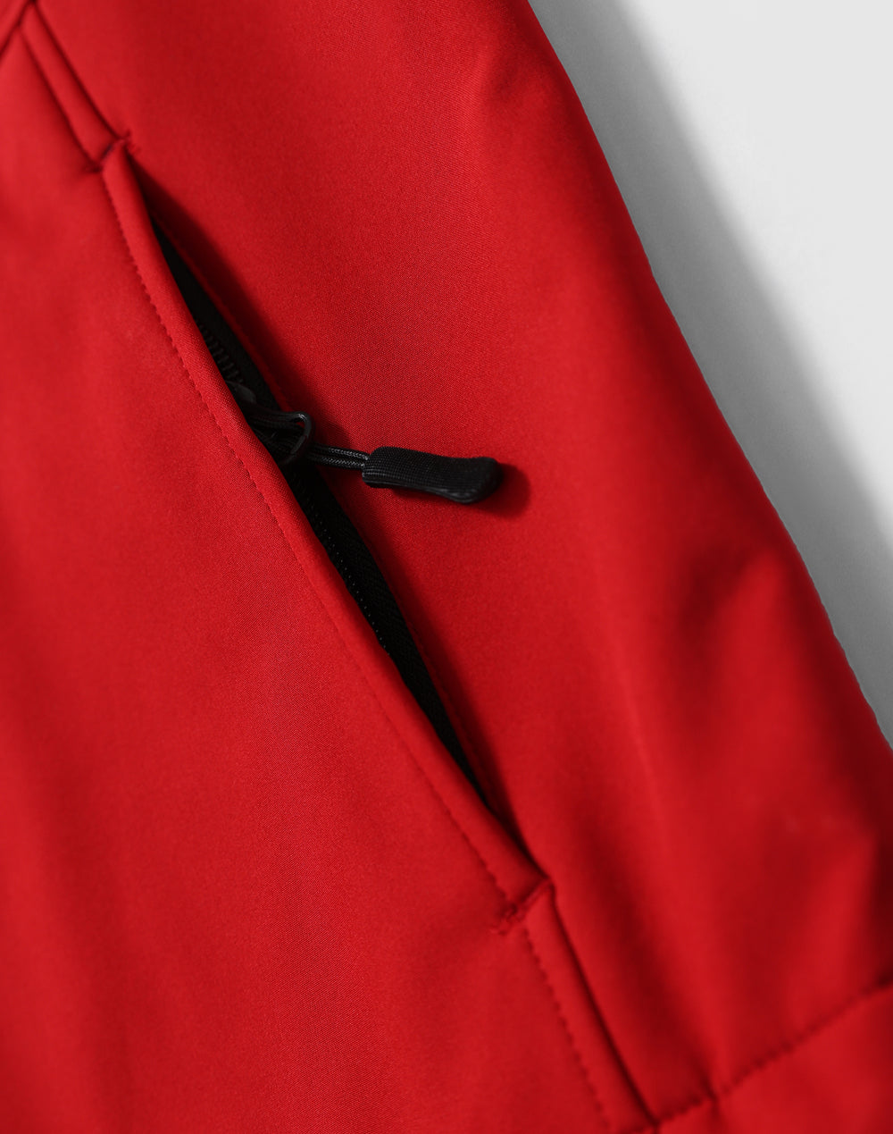 Aspen Softshell Hood Jacket Men's - Red/Black - View