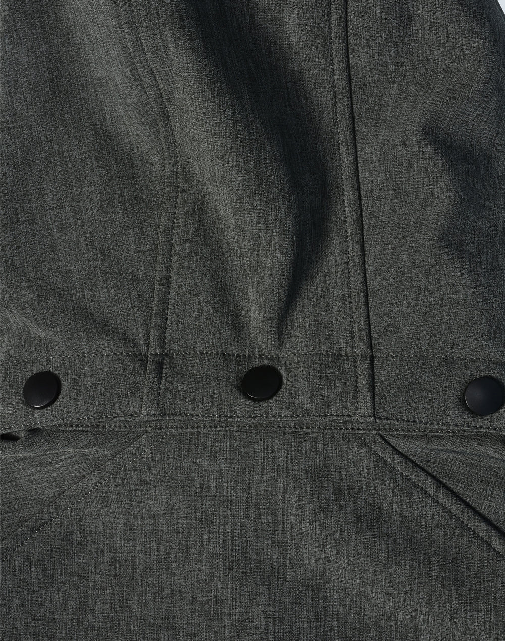 Aspen Softshell Hood Jacket Ladies' - Marl Charcoal/Charcoal - View