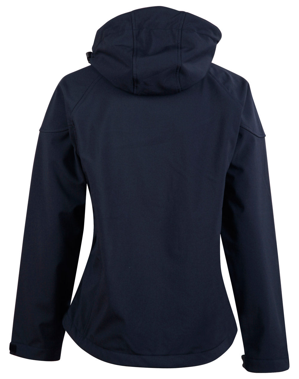 Aspen Softshell Hood Jacket Ladies' - Navy/Charcoal - Back