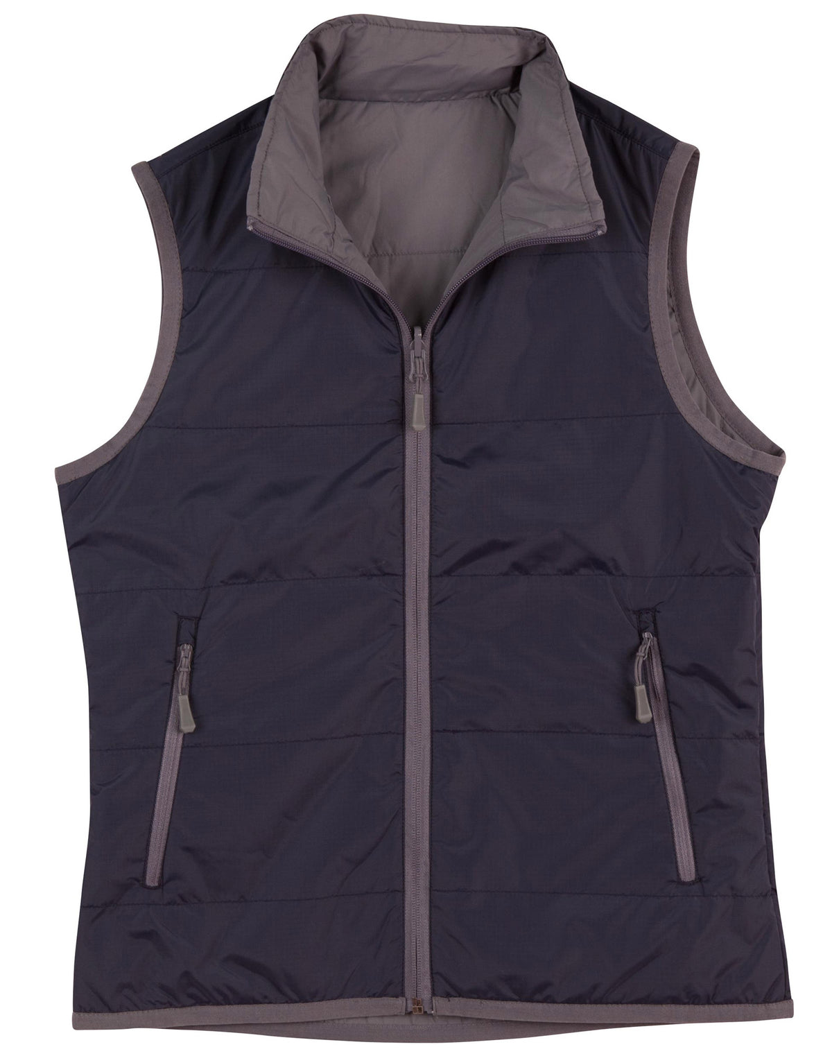 Versatile Vest Ladies' - Navy/Grey - Front
