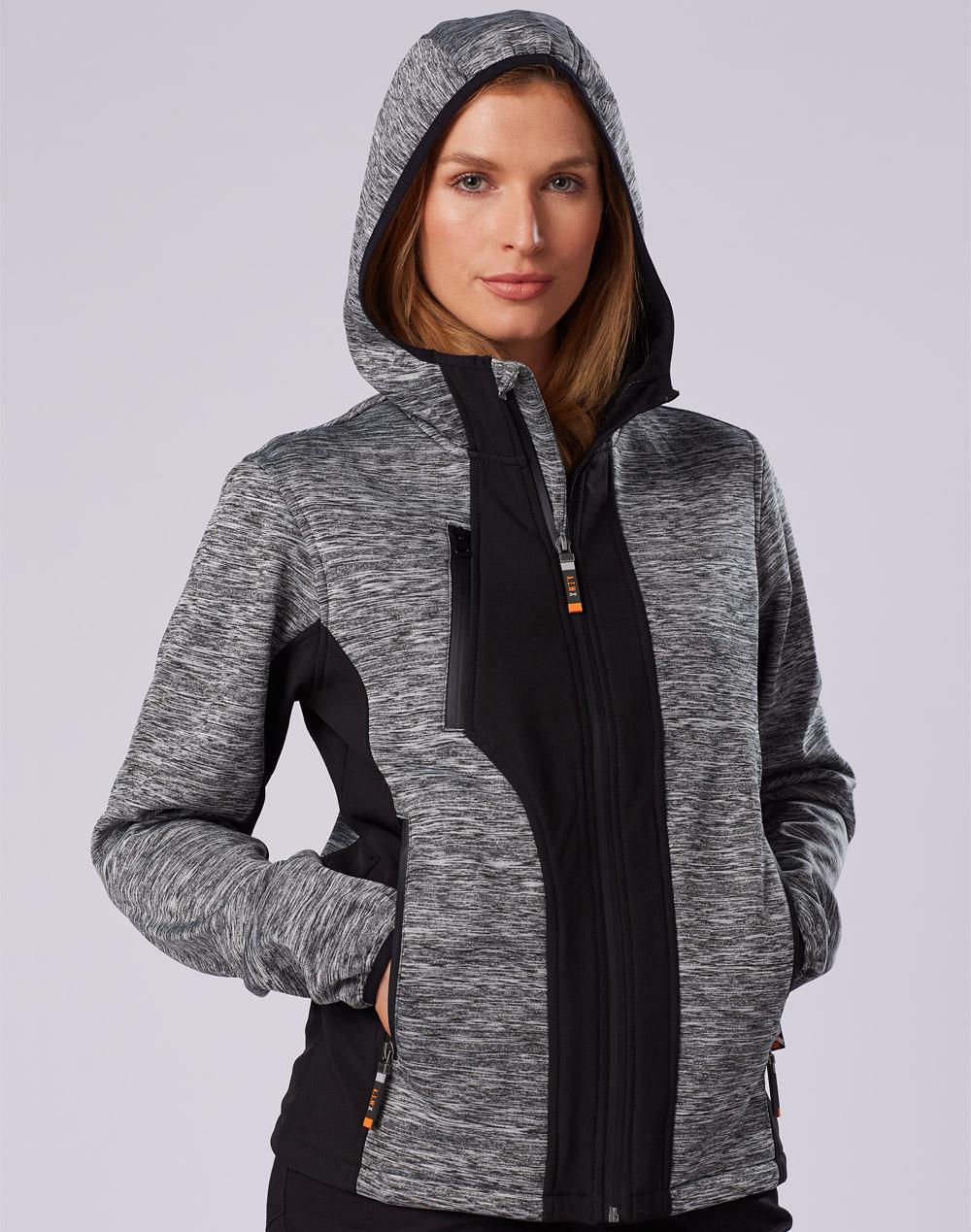 Laminated Functional Knit Hoodie - view