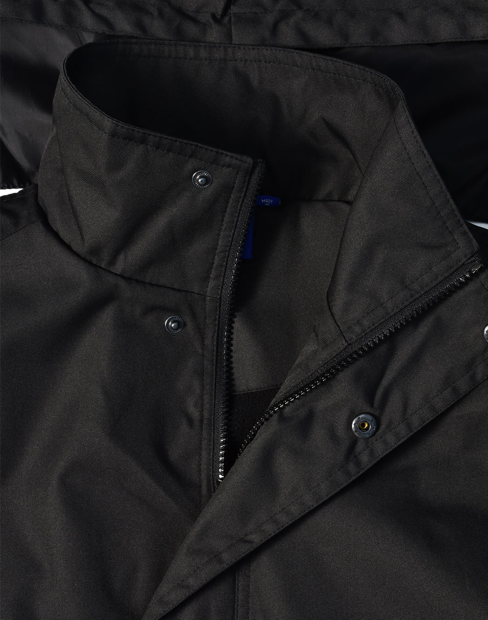 Longline Stadium Jacket - Black - View