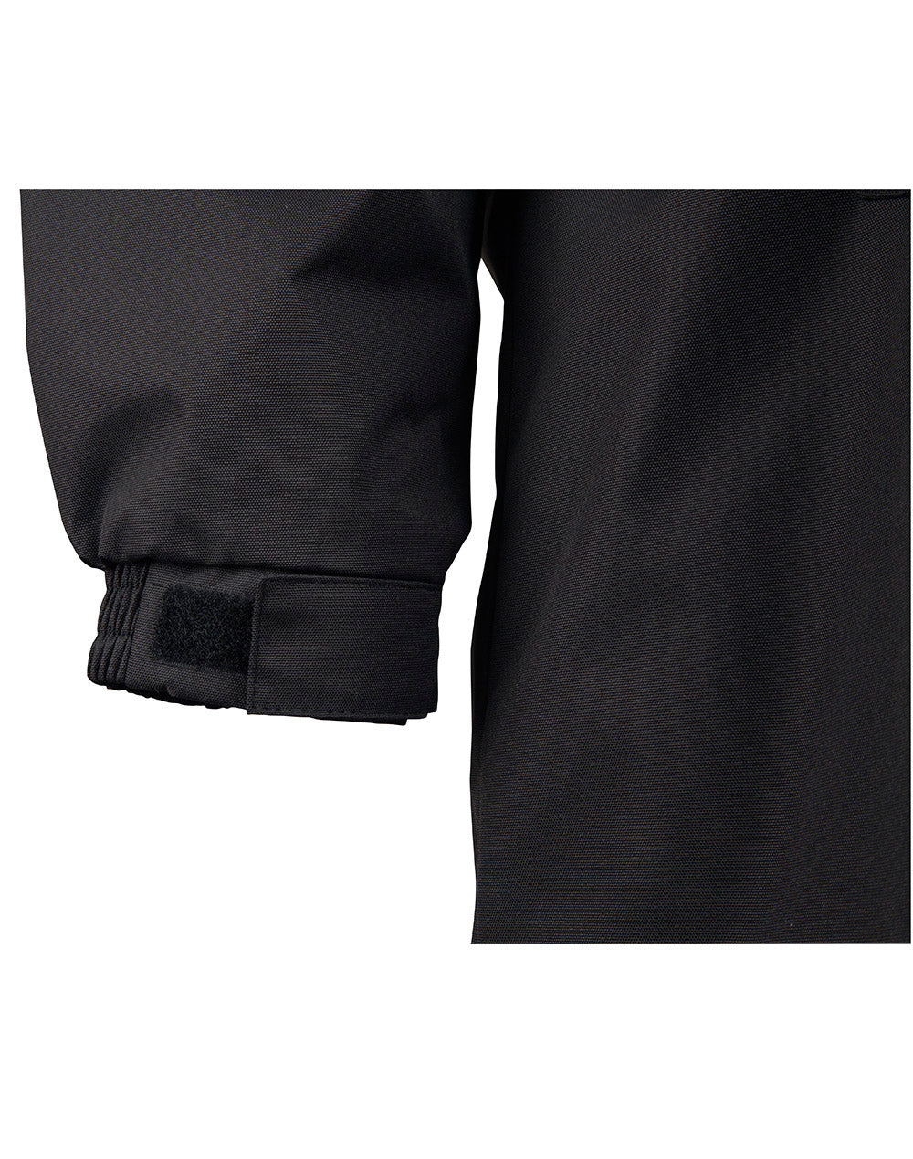 Longline Stadium Jacket - Black - View