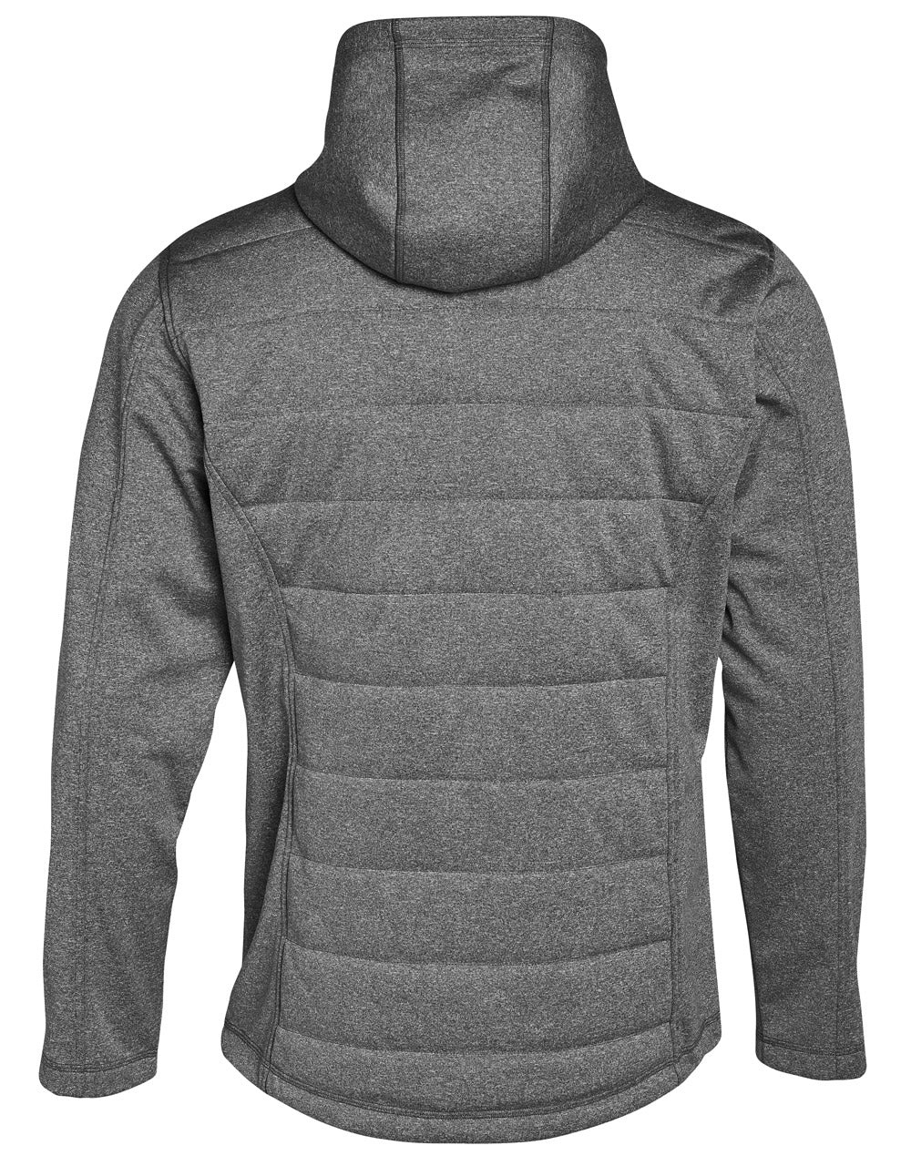 Jasper Cationic Quilted Jacket- Mens - Charcoal - Back
