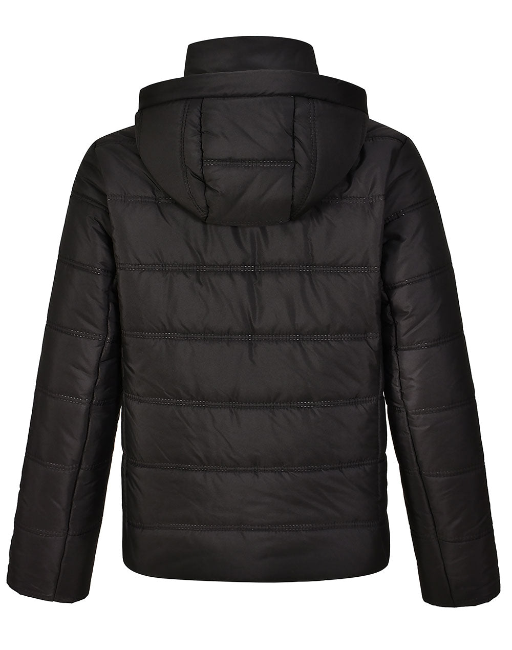 Unisex Sustainable Seamless Parka Jacket (3D Cut) - Black - Back