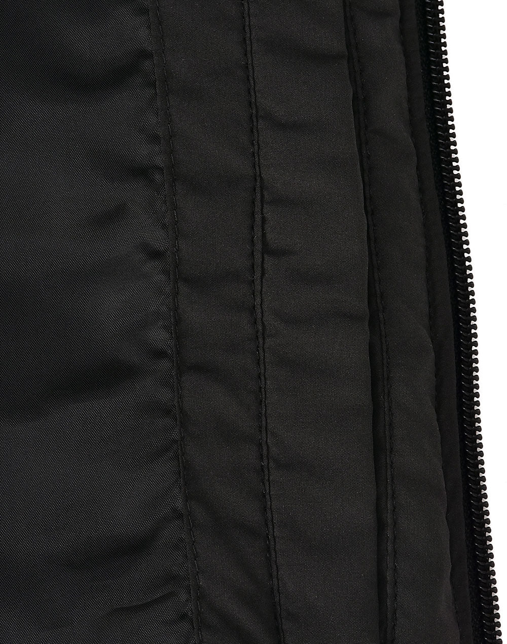Unisex Sustainable Seamless Parka Jacket (3D Cut) - Black - View