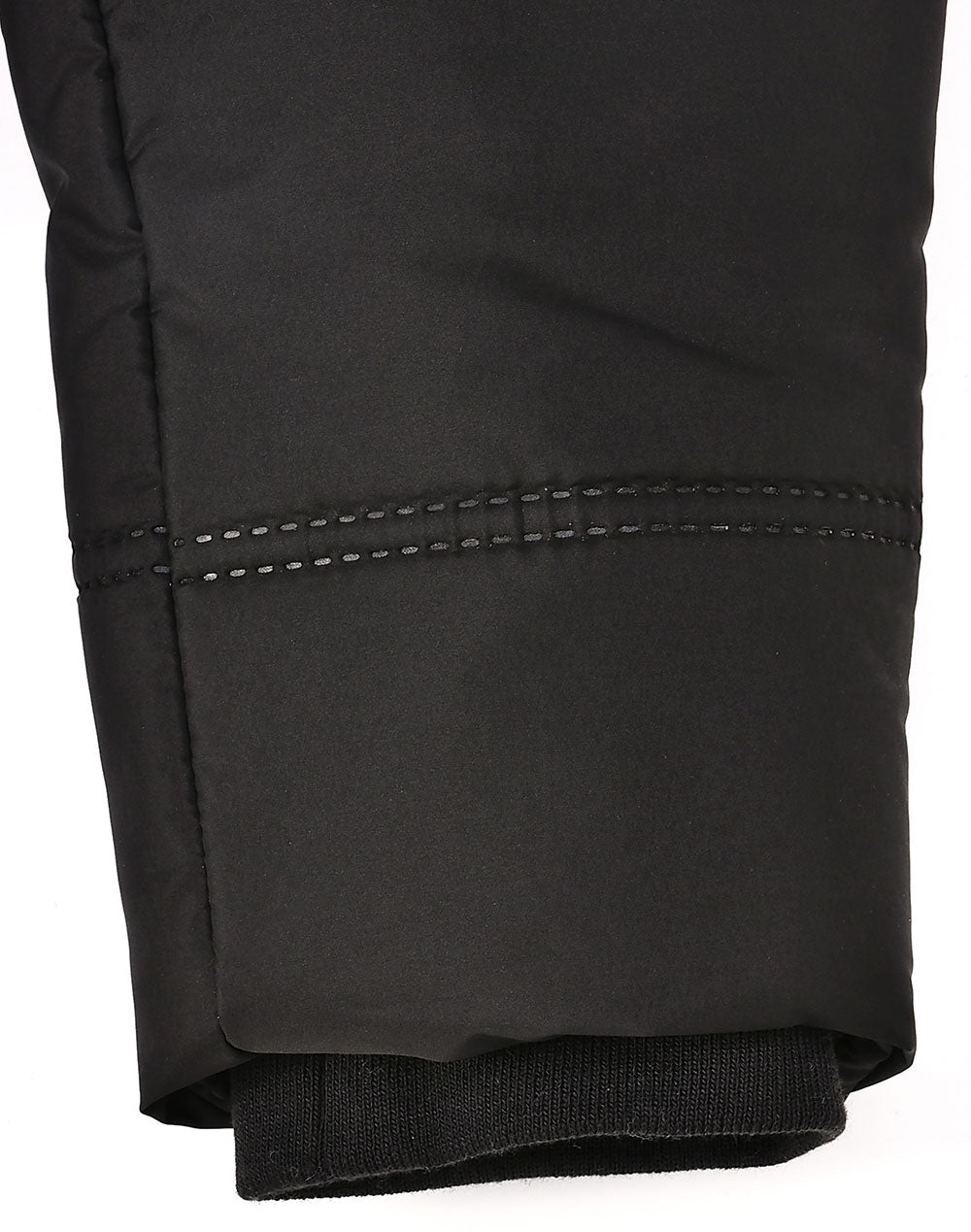 Unisex Sustainable Seamless Parka Jacket (3D Cut) - Black - View