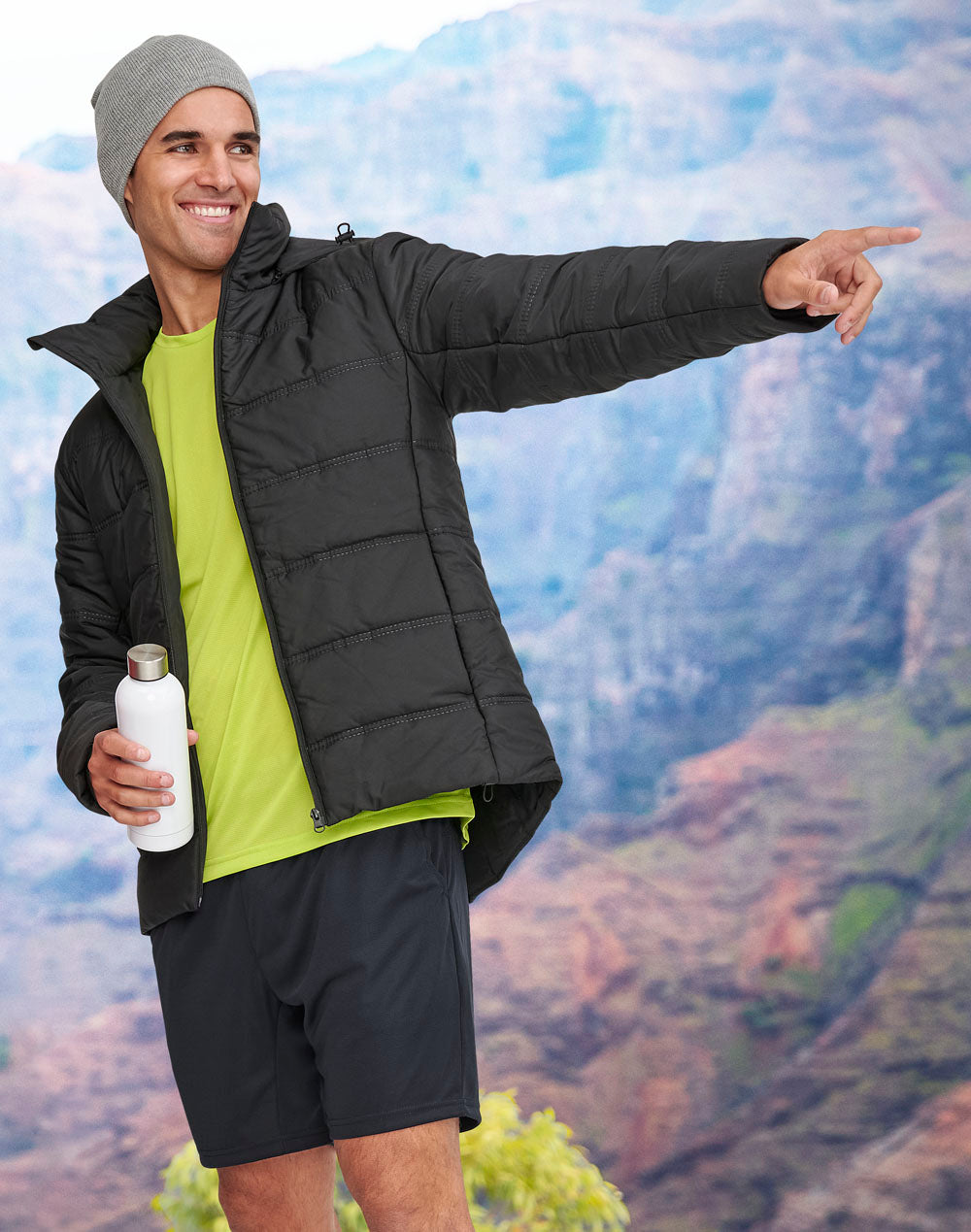 Unisex Sustainable Seamless Parka Jacket (3D Cut) - view