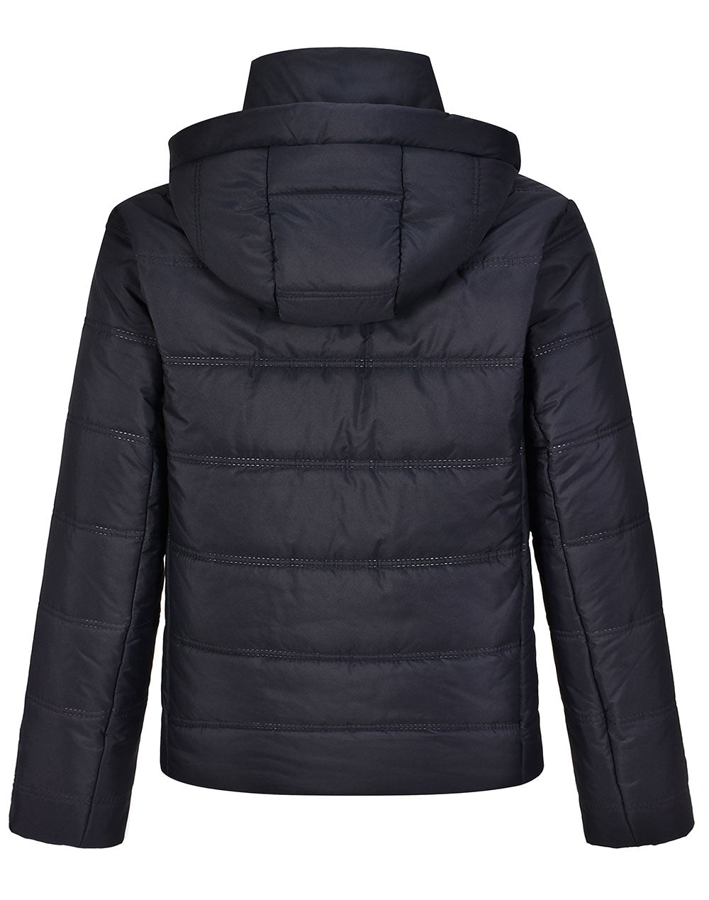 Unisex Sustainable Seamless Parka Jacket (3D Cut) - Navy - Back