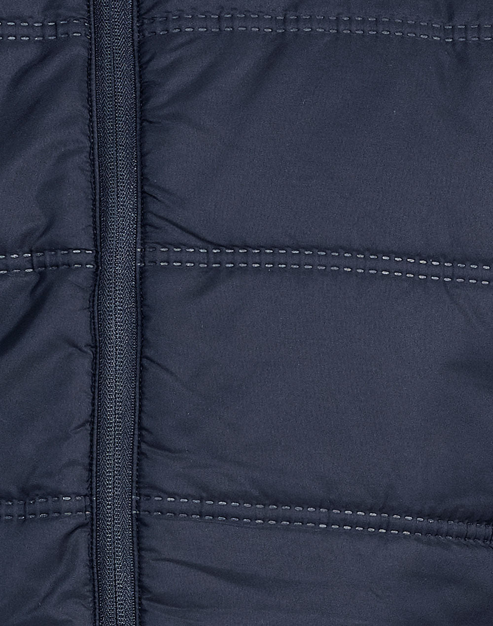 Unisex Sustainable Seamless Parka Jacket (3D Cut) - Navy - View