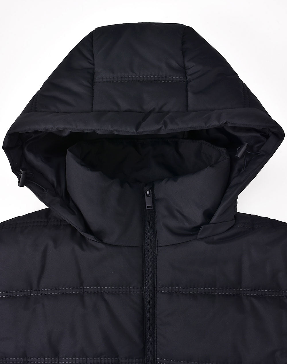 Unisex Sustainable Seamless Parka Jacket (3D Cut) - Navy - View