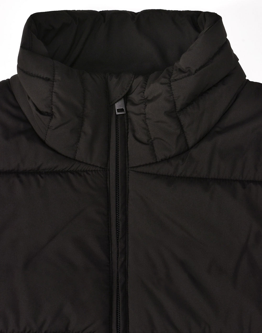 Mens Sustainable Insulated Puffer Jacket (3D Cut) - Black - View